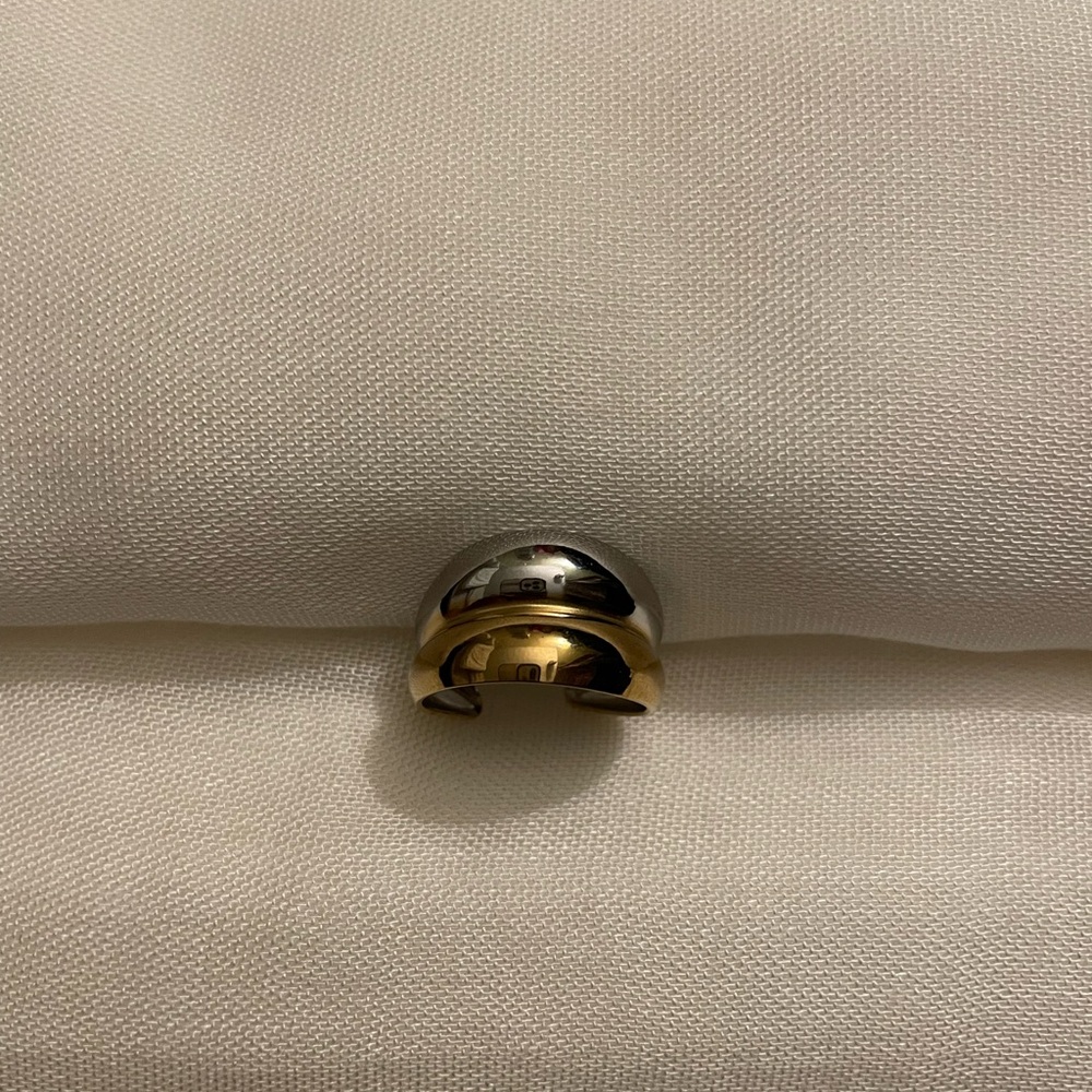 B. Collective Two-Tone Gold-Silver Ring (Boutique) | SAMPLE SALE